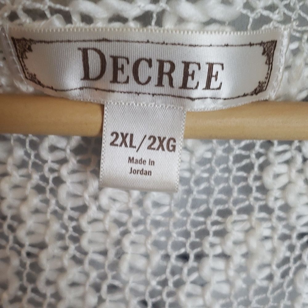 Decree Sweater White Jacket - Picture 2 of 6